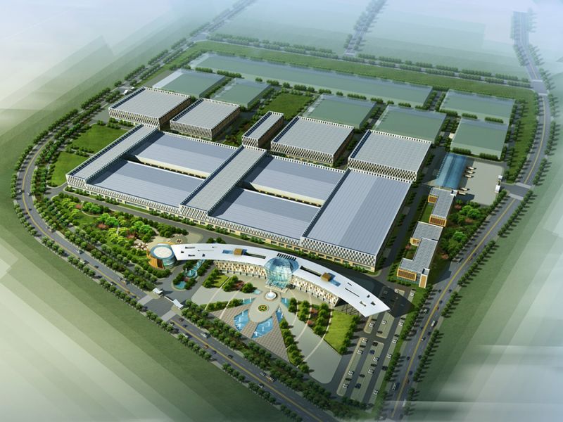 廠區(qū)規(guī)劃鳥(niǎo)瞰圖