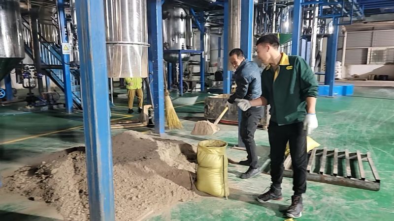 脫色過濾廢白土